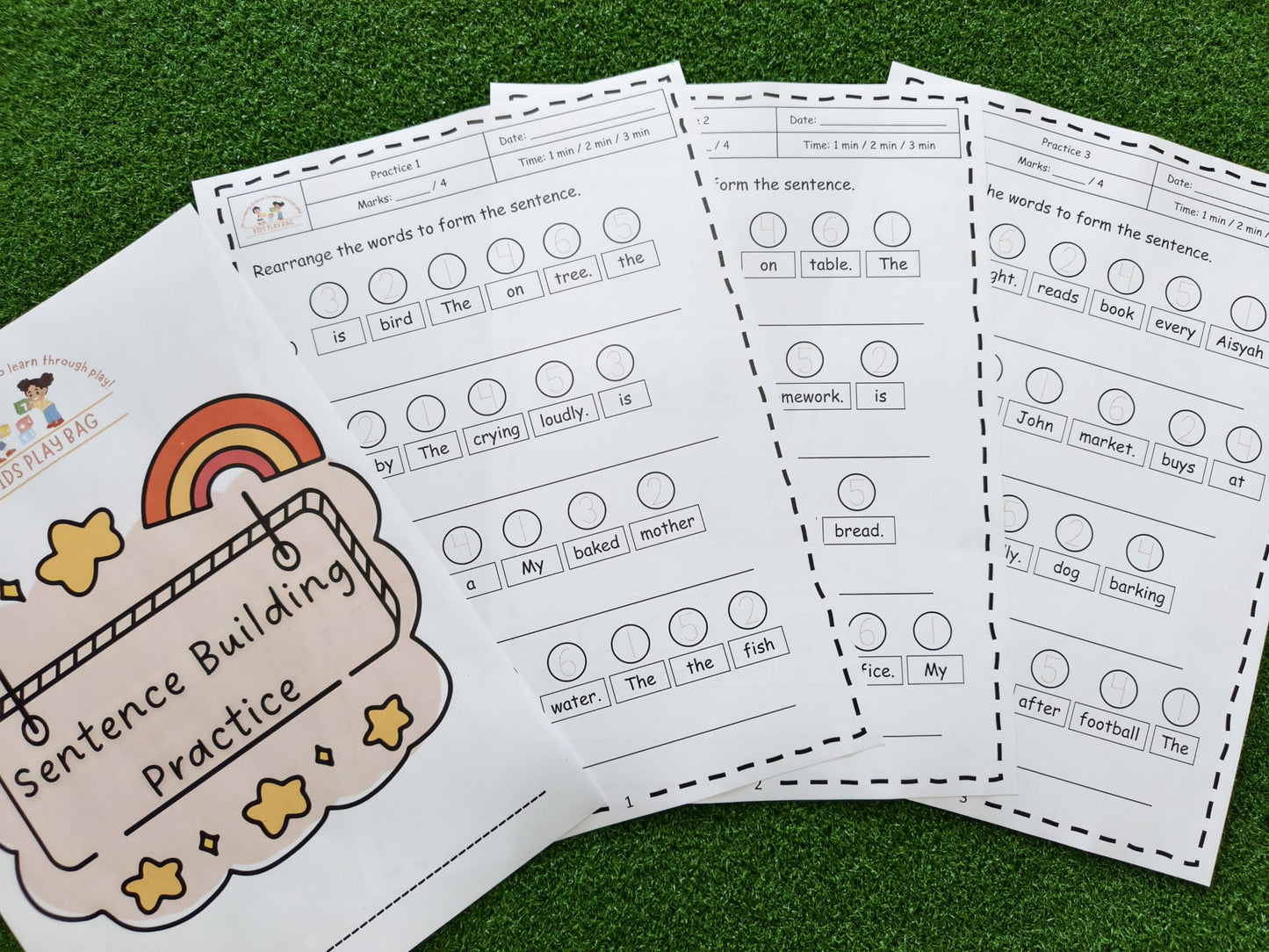 Sentence Building Practice