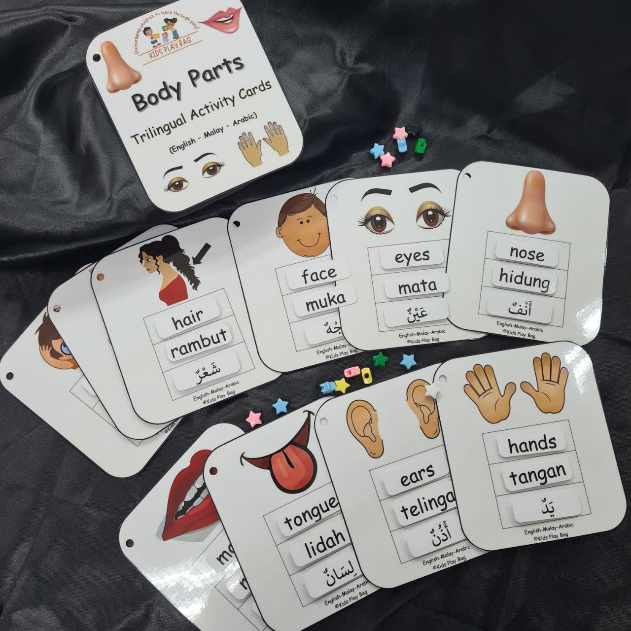 Trilingual Activity Cards - Body Parts