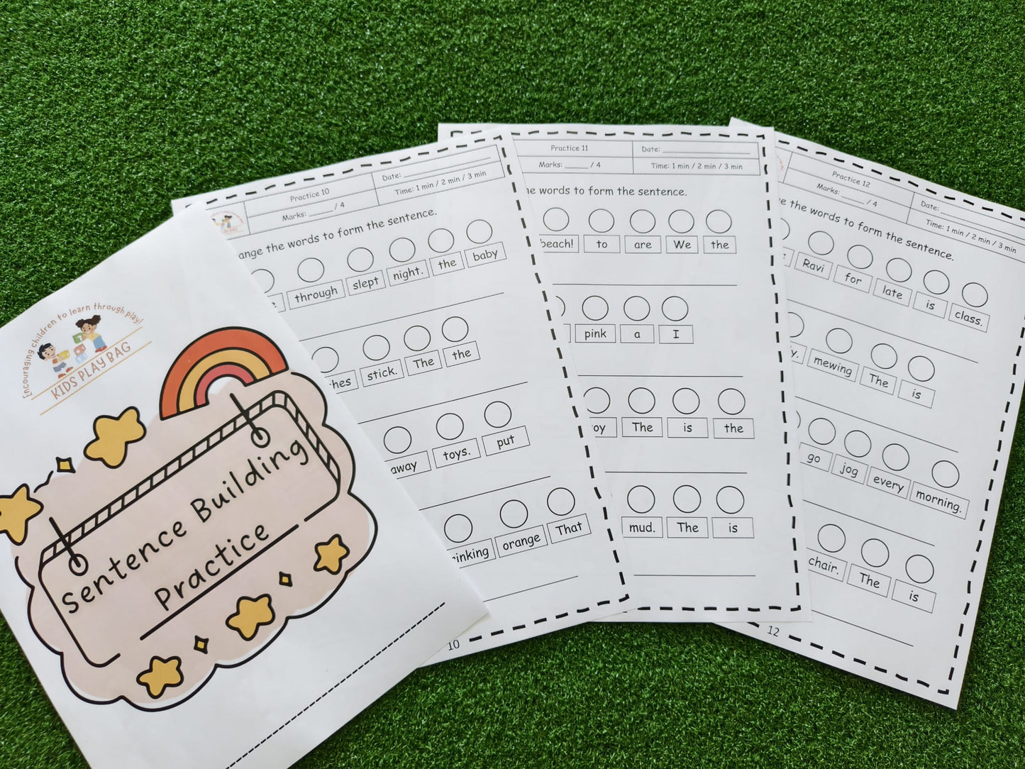 Sentence Building Practice
