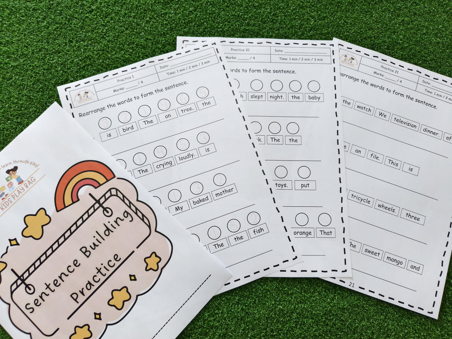 Sentence Building Practice