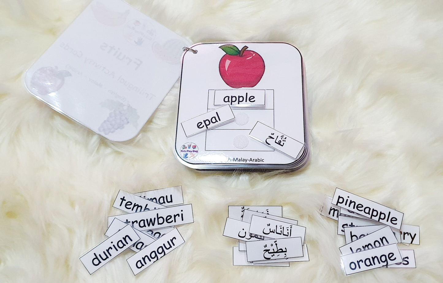 Trilingual Activity Cards - Fruits