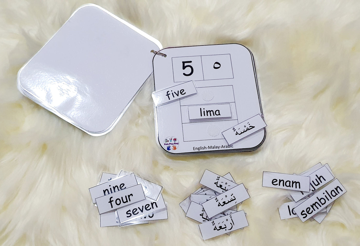 Trilingual Activity Cards - Numbers