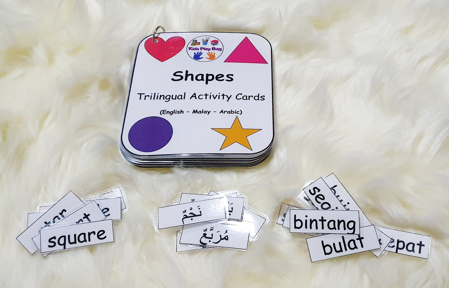 Trilingual Activity Cards - Shapes