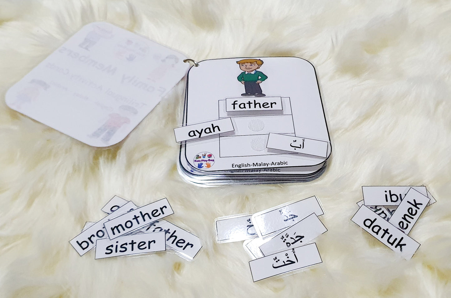 Trilingual Activity Cards - Family Members