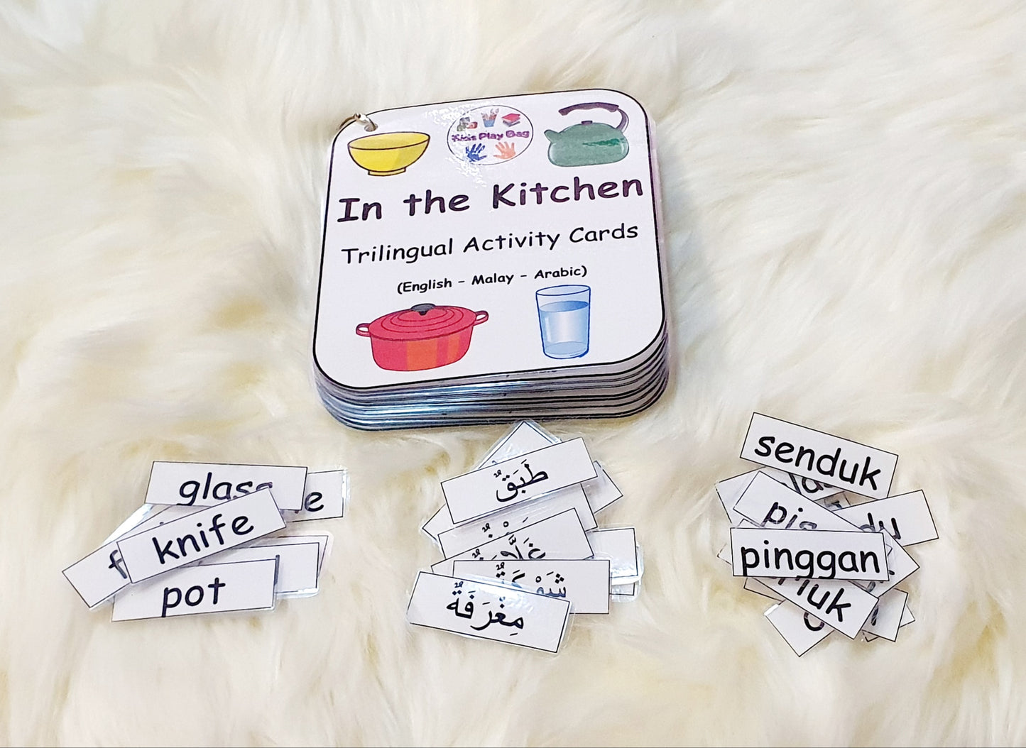 Trilingual Activity Cards - In the Kitchen