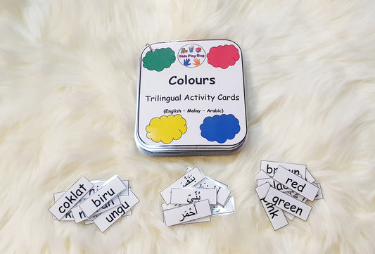 Trilingual Activity Cards - Colours